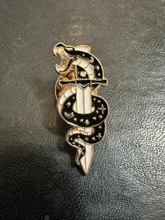 Witchy Snake Enamel Pin Bundle 🐍 Goth Celestial Aesthetic 6pc - Picture 8 of 8